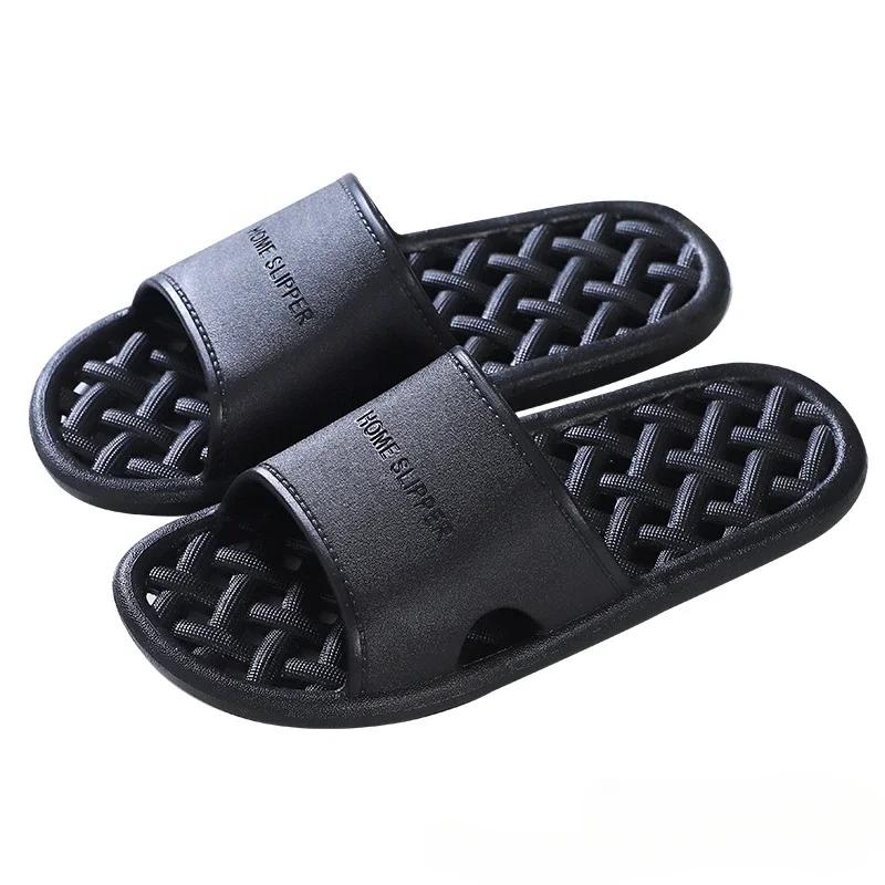 Product Introduction of Non-slip Home Bathroom Hotel Slippers Women's MENGS Bathroom Indoor  Drying 7