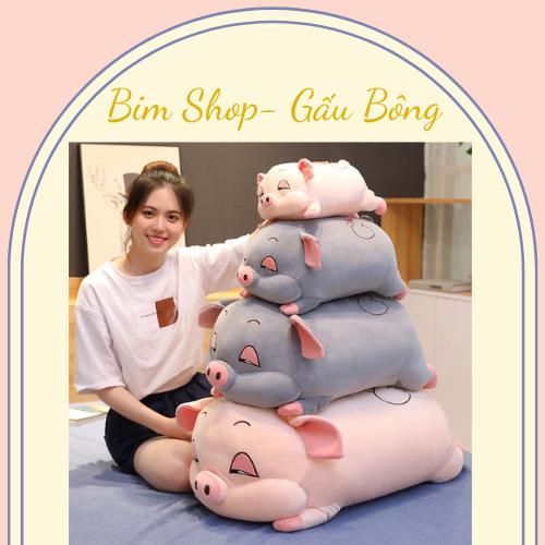 Gấu bông con heo lim dim heo híp dễ thương gối ôm con heo cho Bé trai Bé gái Toy Thú Nhồi Bông Thú Bông Đồ Chơi