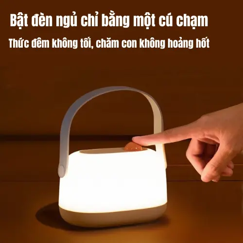 Đèn ngủ bé sơ sinh, đèn ngủ di động, đèn ngủ bỉm sữa, chống ánh sáng xanh, bảo vệ mắt giúp mẹ hút sữa và cho bé ti đêm Phụ Kiện 3