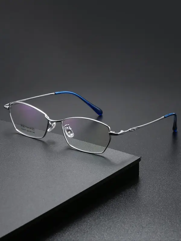 Unisex Simple Style Plain Color Eyeglasses Frames, Casual Trendy Eyeglasses Frames for Everyday Use, Fashion Accessories for Outdoor Activities 3