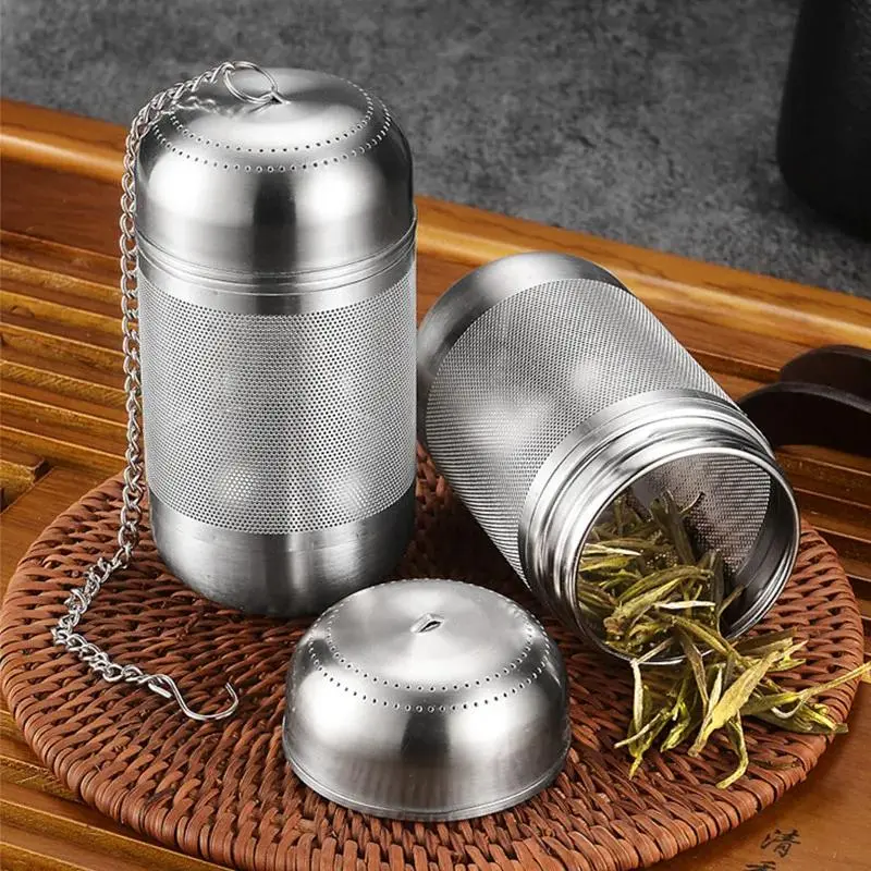 Tabung Saringan Teh Ramuan Herbal Infuser Bumbu Rempah TINGKE Reusable