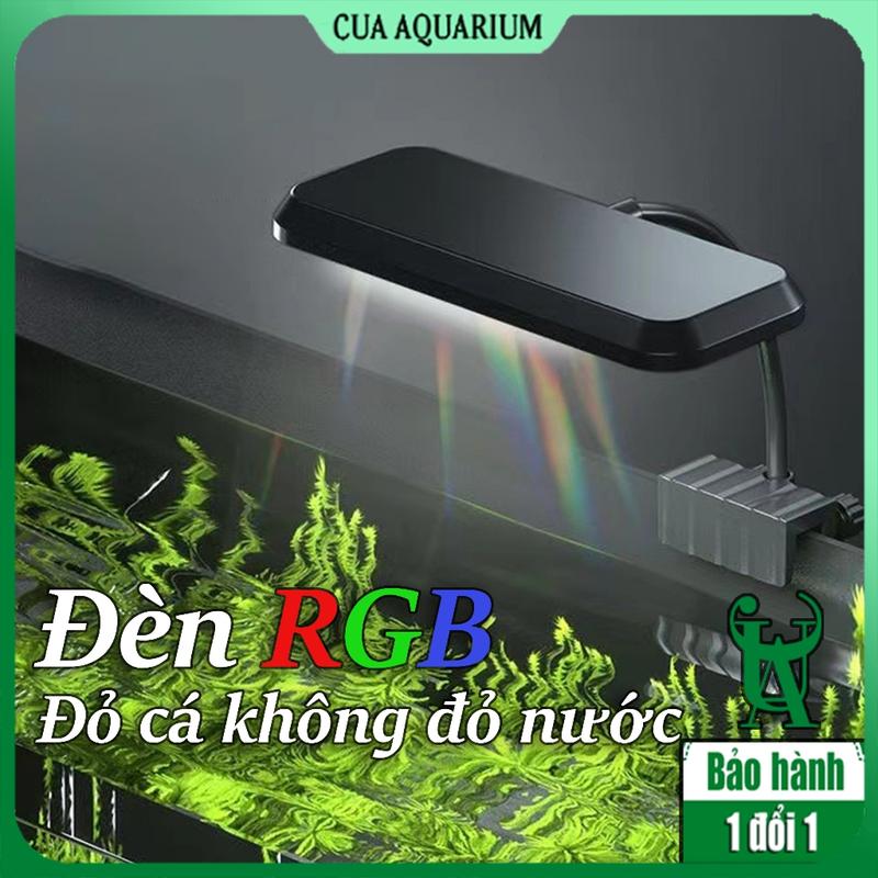 Đèn Led kẹp RGB CF-02 cho hồ cá bể thuỷ sinh | Đỏ cá không đỏ nước