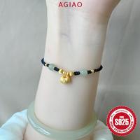 Gambar AGIAO Gelang Kaki Wanita Tali Merah Dengan Manik-manik Jade Hetian Dan Nugget Emas Kecil - Tali Merah, Dapat disesuaikan dari A.GIAO.ID Kab. Gresik 5 Tokopedia