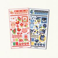 Gambar Sticker Deco Glitter Sticker Sheet TikiTaka Studio - Red dari Terrabookstore Kab. Ponorogo 3 Tokopedia