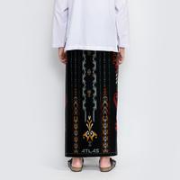 Gambar Sarung ATLAS Idaman 555 Kembang Motif BHS A5 JLB Hitam Orange - Hitam dari Sarung Atlas Kab. Gresik 5 Tokopedia