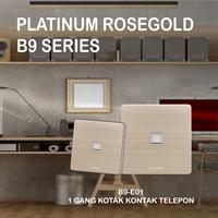 Gambar ARCHITECH Platinum B9-E01 Stop Kontak/JACK/OUTLET Telepon - Gold - TELEPON dari ARCHITECH INDONESIA Kota Administrasi Jakarta Utara 4 Tokopedia