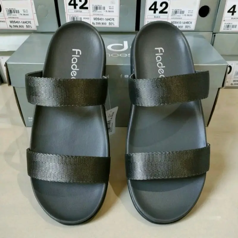 sendal cowok fladeo sloop brended matahari Sandal Pria Kasual 2