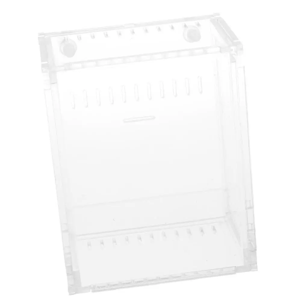 Clear Acrylic Box Reptile Transport Breeding Feeding Case