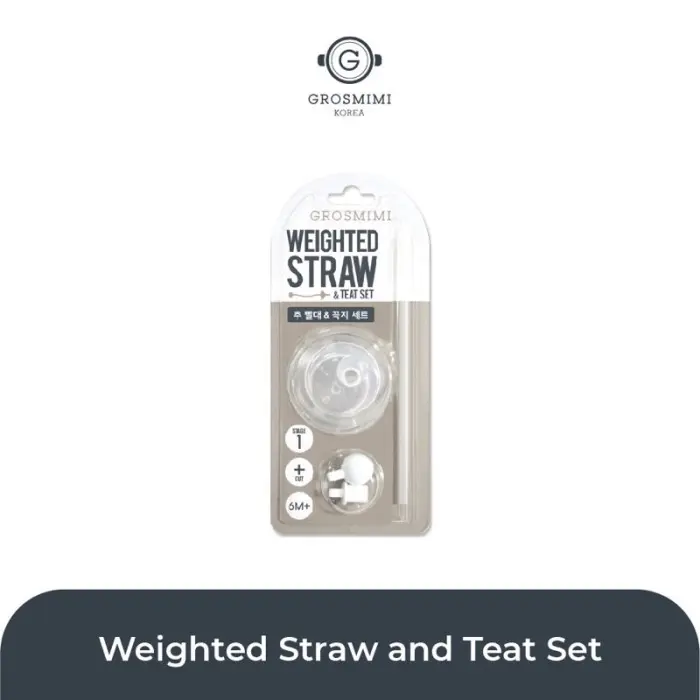 Bisa COD Grosmimi Wehted Straw & Teat (1pcs)