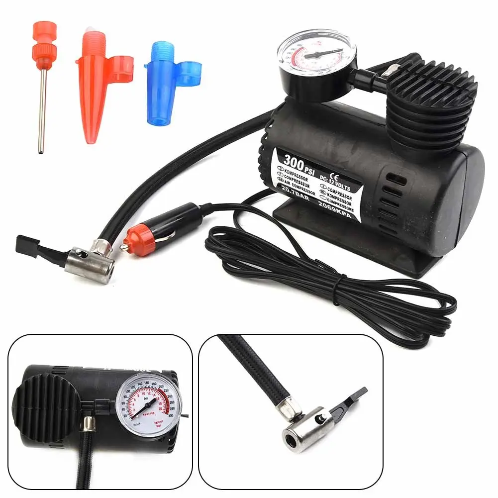 🔥Hot🔥12V car electric air pump 300psi air compressor tire For inflator High Quality