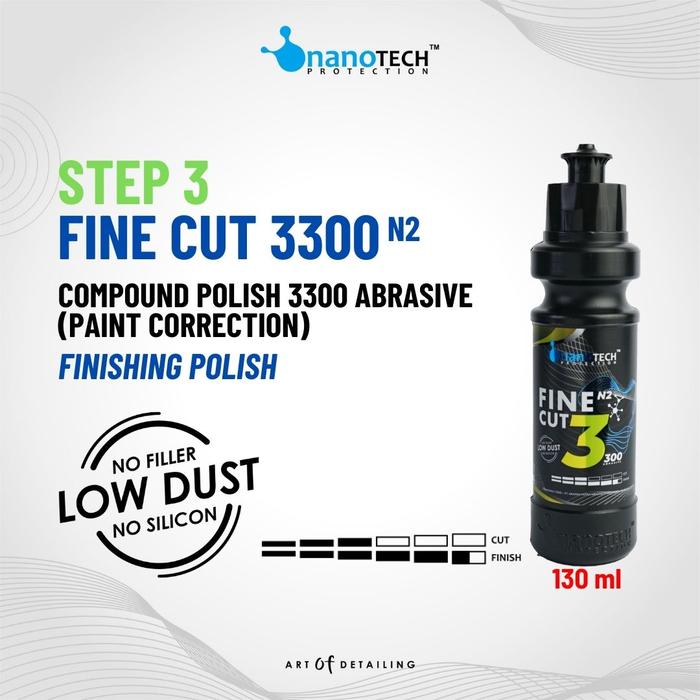 Gambar COMPOUND POLISH STEP 3 FINE CUT 3300 - nanoTECH PROTECTION  - Obat Finishinh Poles Baret dalam Cat Mobil Motor - Swirl Remover dari nanoTECH PROTECTION Kab. Sukoharjo Tokopedia
