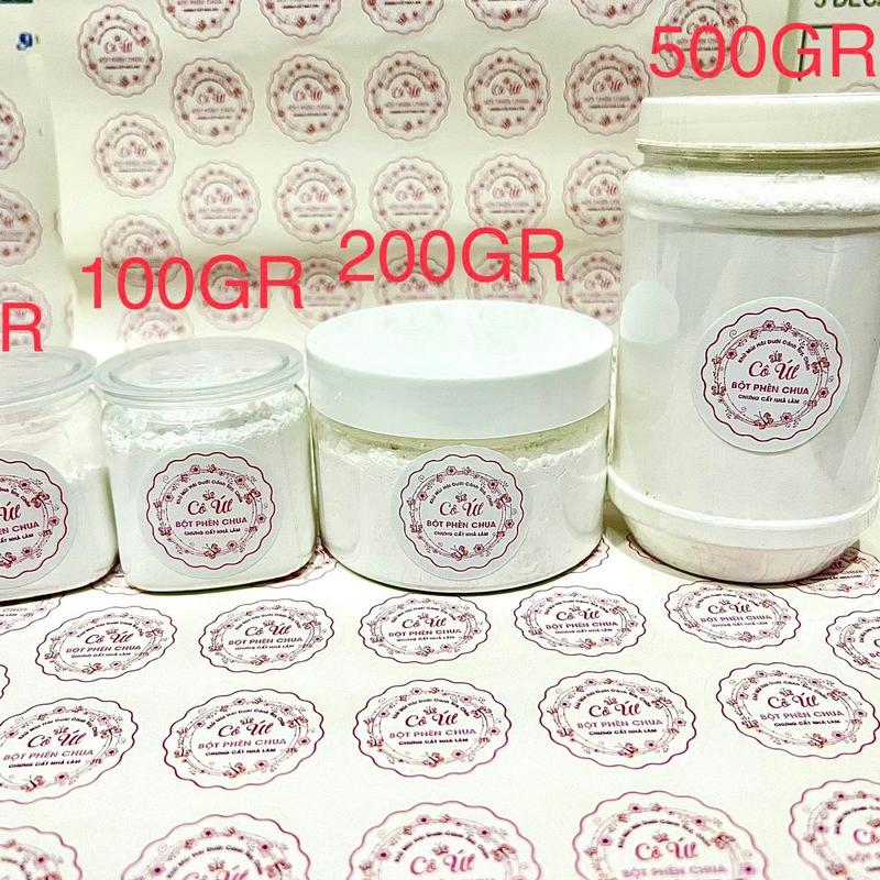 200GR BỘT PHÈN CHUA CHƯNG CẤT,BỘT MỊN,KHỬ MÙI DƯỚI CÁNH TAY, CHÂN, GIẢM TIẾT MỒ HÔI 1