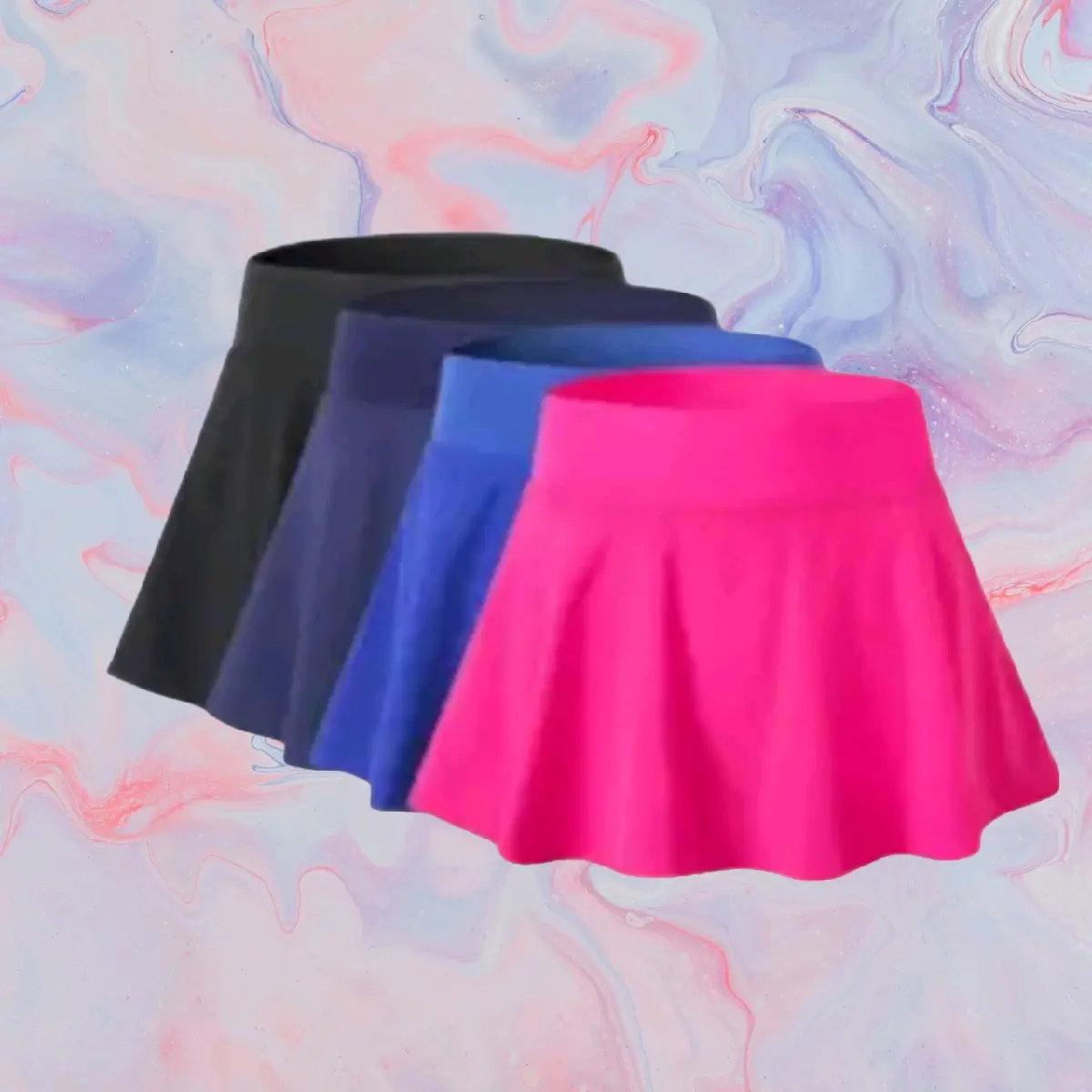 Hotpan Rok wanita zumba gym fitnes