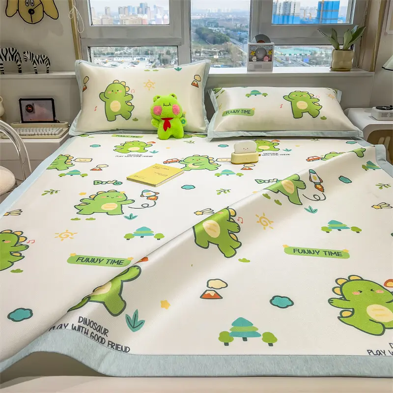 Thin & Cozy Bamboo Mat - Soft & Easy to Wash - Great for Kids and Hot Sleepers