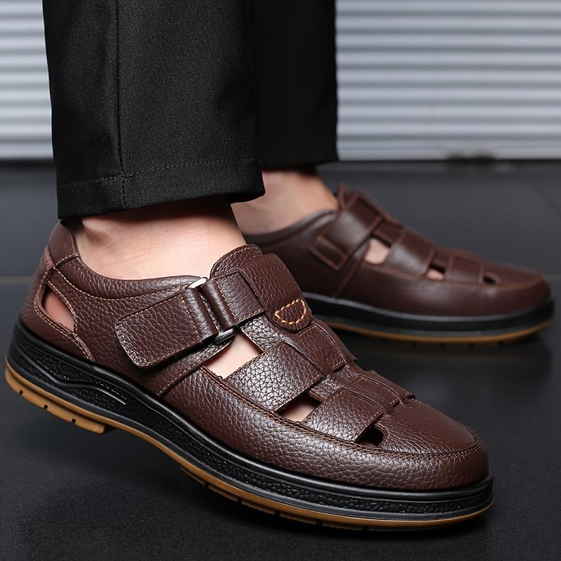 Product Introduction of Men's Premium Leisure Footwear - Breathable & Flexible Closure, Non-Slip Comfortable Sole for Driving, Walking, Business & Daily Use - Elegant Brown men  shoes Boy Flat 29