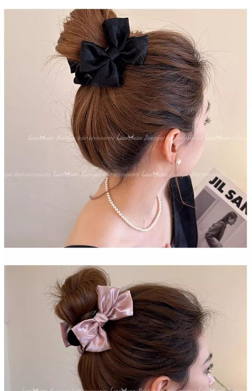 Product Introduction of French High-quality Ball Head Grip 2024 New Bow Hairpin Female Shark Head Clip Jewelry 26