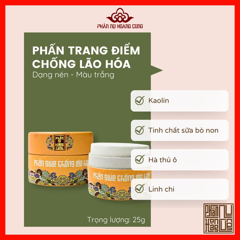 Phấn Hỗ Trợ Ngăn Ngừa Lão Hóa Dạng Nén - Màu Trắng (Không Chóp) Phấn Nụ Hoàng Cung Mỹ Phẩm Cosmetic Chăm Sóc Da Nữ Trang Điểm Skincare Women  Làm Đẹp Da Dưỡng Ẩm Da