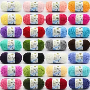 1-50 BENANG RAJUT KATUN SUSU IMPOR 5 PLY MILK COTTON SAPI YARN CROCHET YARN