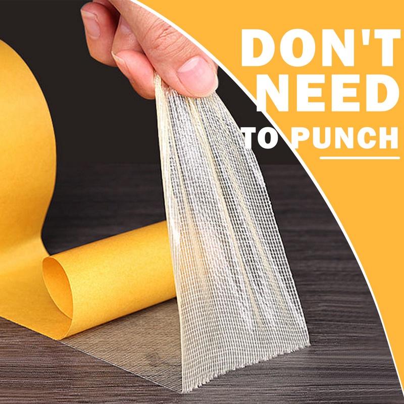 Product Introduction of 20M 10M 5M Mesh High Viscosity Transparent Double-Sided Grid Tape Glass Grid Fiber Adhesive Tape 18
