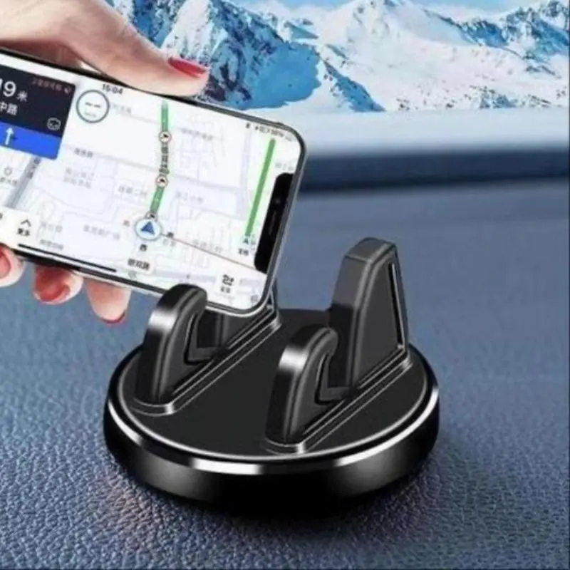 Car Phone Holder, 360° Rotatable Car Phone Holder, Anti-slip Car Phone Mount, Universal Car Interior Accessories for Smartphone 5
