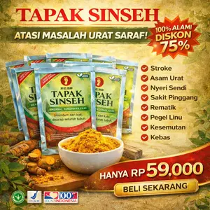 TAPAK SINSEH Serbuk rendaman kaki | herbal rendaman kaki | bubuk rendaman kaki