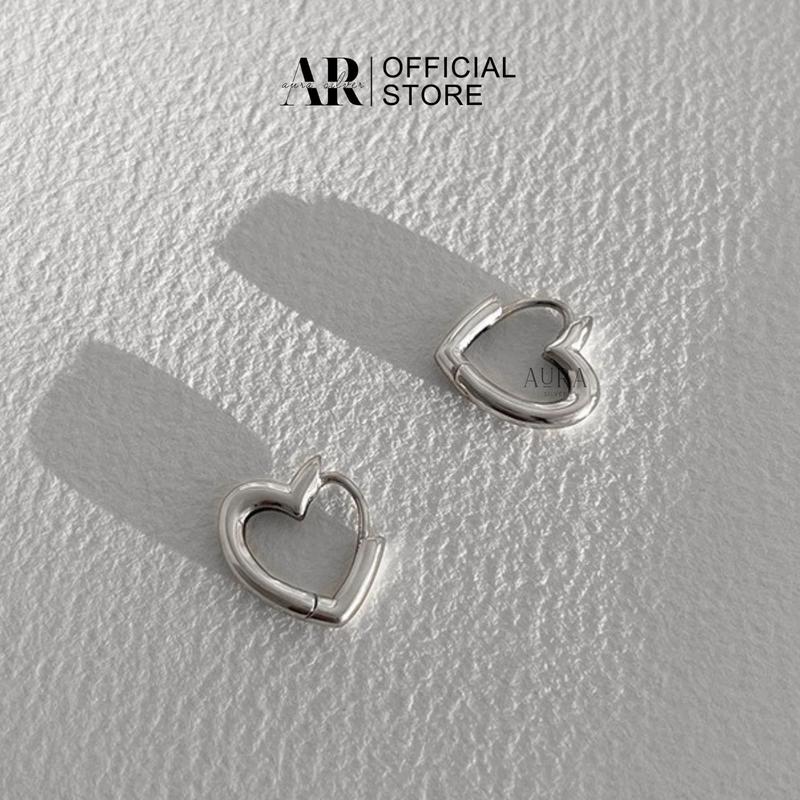  Bông tai bạc 925 dạng bấm khuyên tai Timmy Aura-KT43 