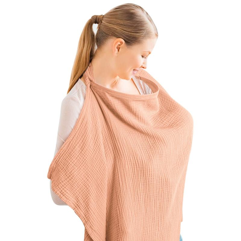 Product Introduction of 75x95cm Cotton Nursing Covers Breathable Baby Mother Feeding Breastfeeding Covers Adjustable Privacy Apron Lactation Cloth Cover 15