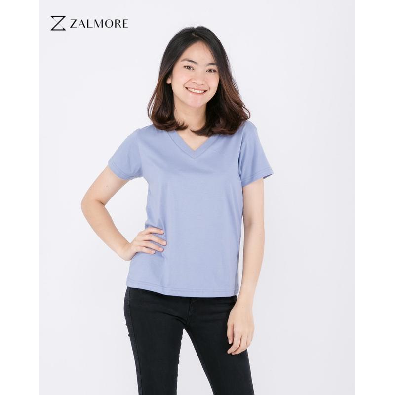 Zalmore Pastel Series Woman T-Shirt Premium Cotton - Kaos Wanita 3