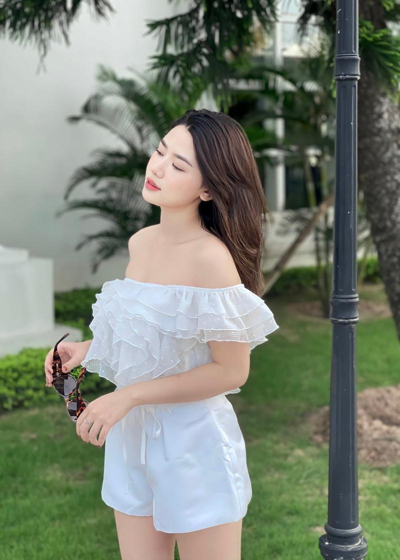 Product Introduction of Áo tua rua áo kiểu bigsize trễ vai 34AK010 từ 50kg đến 75kg 12