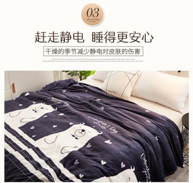 Product Introduction of Chăn, tất cả các mùa, 2024, nhiều kích cỡ có sẵn, tốc độ làm ấm, chăn điều hòa không khí, chất liệu vải nỉ, chăn đơn và đôi, bao gồm ga trải giường 6