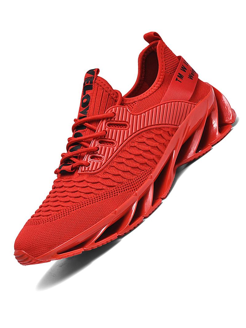 Product Introduction of Men's Mesh Breathable Lightweight Sports Running Shoes, Casual Comfortable Sports Shoes, Male All-match Round Toe Sneakers for Daily Wear 8