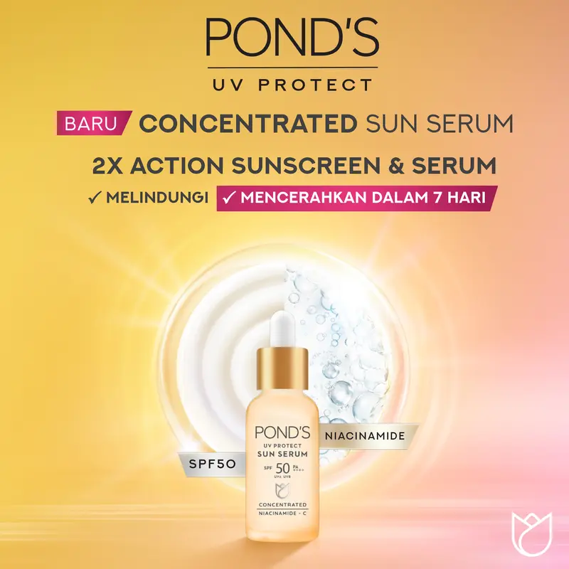 Ponds UV Protect Sunserum SPF50 Bottle 30g 3