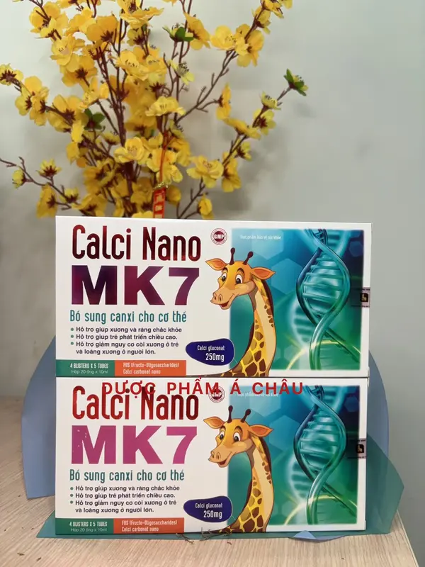 ỐNG CANXI CALCI NANO MK7 DÀNH CHO NGƯỜI LỚN VÀ TRẺ NHỎ- HỖ TRỢ GIÚP XƯƠNG VÀ RĂNG CHẮC KHỎE,GIÚP PHÁT TRIỂN CHIỀU CAO,.. 2
