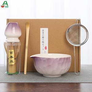 ชุดน้ำชา ญี่ปุ่น ชุดชามมัทฉะ 4/5 ชิ้น พร้อมเครื่องตีไม้ไผ่ ช้อน (ชาชูก้า) ที่ใส่ชา ชุดน้ำชา ชุดพิธีชงชา ชุดชามมัทฉะ ชุดสมบูรณ์สำหรับทำชา ถ้วย อุปกรณ์ชงชา ชาเขียว มัทฉะ ครบชุด ถ้วย ปัด ถ้วย  ชง  มัทฉะ  ก้อน  เมฆ  chawan matcha  set  kit