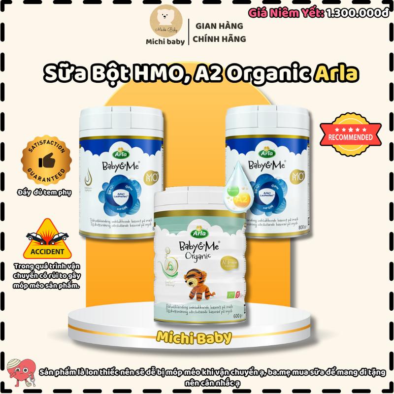 [alobothuiday] - Sữa Bột HMO, A2 Organic Arla Đan Mạch - MC794