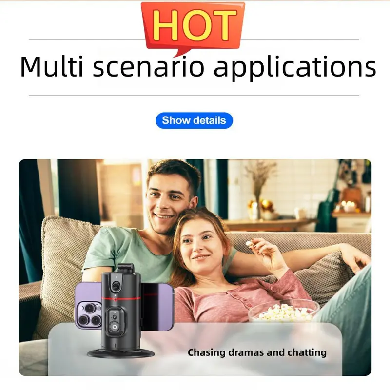 Gesture Recognition Gimbal Stabilizer & Selfie Stick Tripod, Intelligent Control Stabilizer & Adjustable Selfie Stick, Selfie Accessories 2