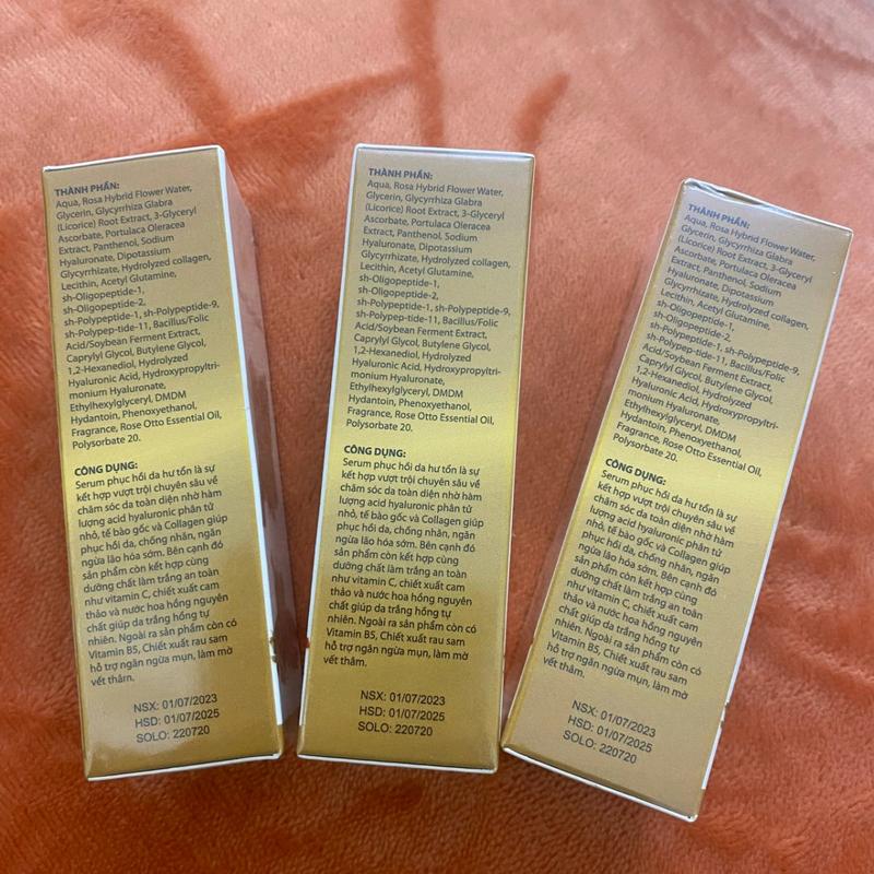 3 CHAI SERUM BÍCH CAO HỖ TRỢ CẤP ẨM Skincare Làm Đẹp Da