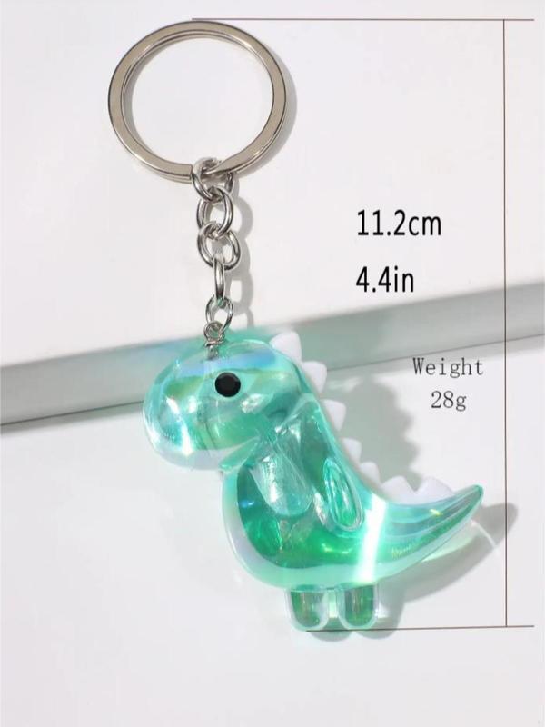 Casual Cute Dinosaur Keychain, Animal Shaped Pendant Key Ring for Keys and Phone, Lovely Fashion Kawaii Accessories for Best Friends Gift 7
