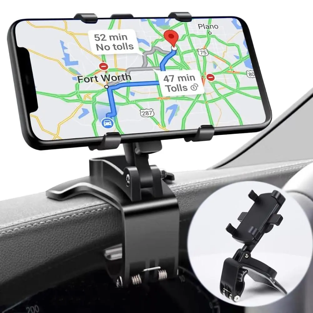Giá Đỡ Điện Thoại Trên Ô Tô, Thiết Kế Thời Trang, Có Thể Xoay 360 Độ, Phụ Kiện Nội Thất Ô Tô Thông Dụng Dành Cho Nam Và Nữ