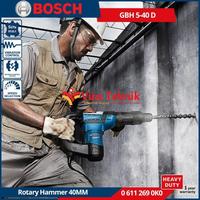 Gambar BOSCH GBH5-40 D Mesin Bor Beton Rotary Hammer 40mm 2Mode 8.5 joule 1100Watt SDS Max GBH 5-40D dari Vins Teknik Bekasi Kota Bekasi 5 Tokopedia