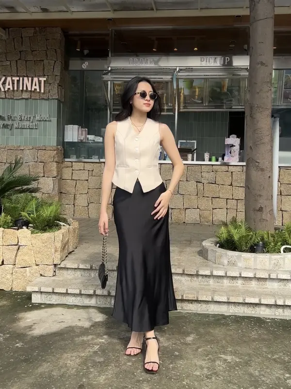 Áo Gilê Nữ cao cấp-thiết kế theo Form chuẩn [Váy Xinh Boutique] Women Top Jean 4