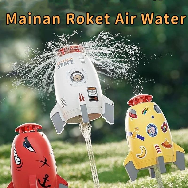 Springkle Mainan Vixplorn Mainan Roket Air Mainan Jet Sprinkler Roket Berputar Water ...