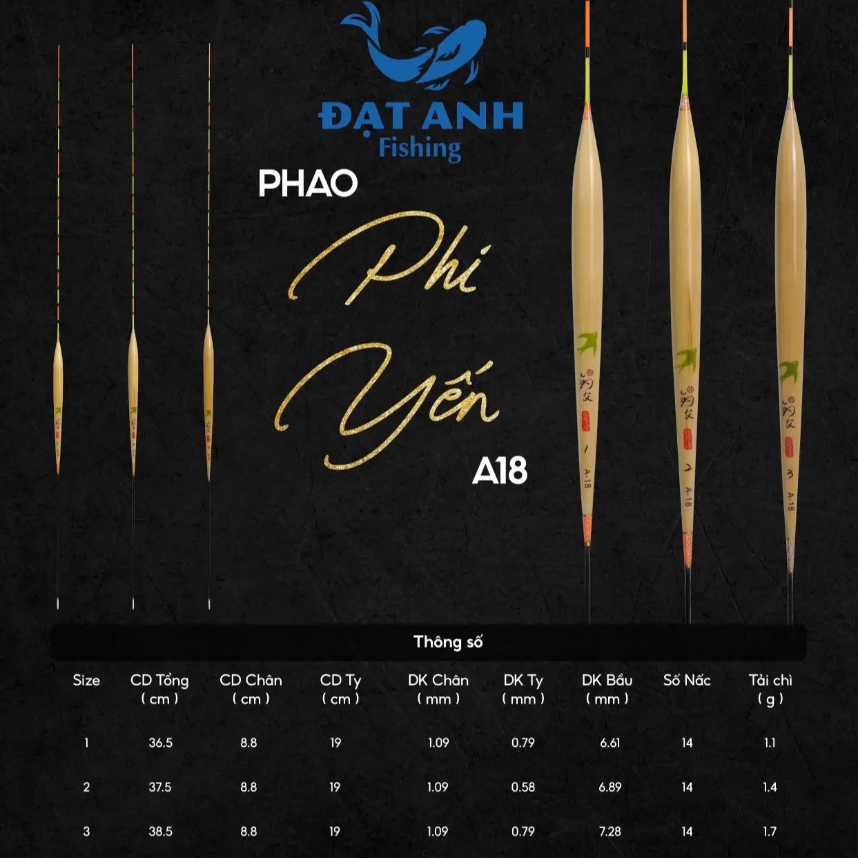 A18 Phao Phi Yến SaLe  Bắt Cá Đi Câu Fishing