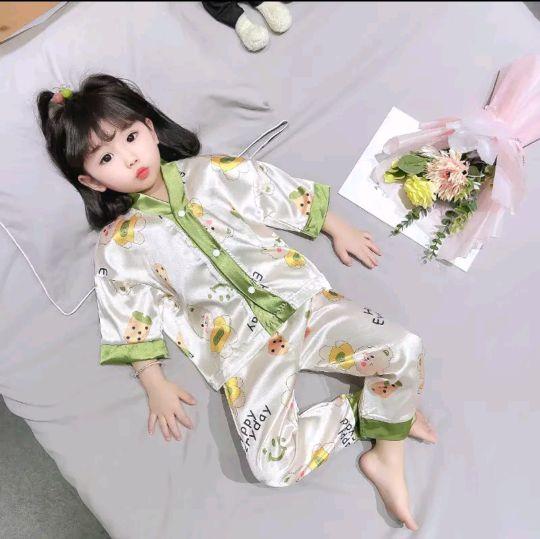 Product Introduction of bộ pizama cho bé gái chất liệu siêu mềm mát 7