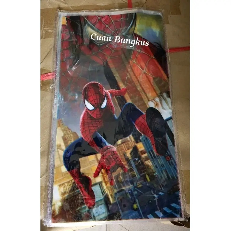 Plastik Snack Ulang Tahun (ultah) / Plastik Karakter / Plastik OPP Spiderman 10 pcs Party Bag Ultah