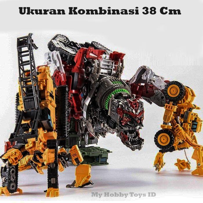 Jual Mainan Robot Transformers Devastator 8in1 Gabungan Robot Excavator ...