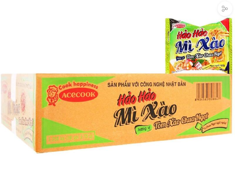 Mì Hảo Hảo Tôm Xào Chua Ngọt 30 gói / thùng hao hao mì gói