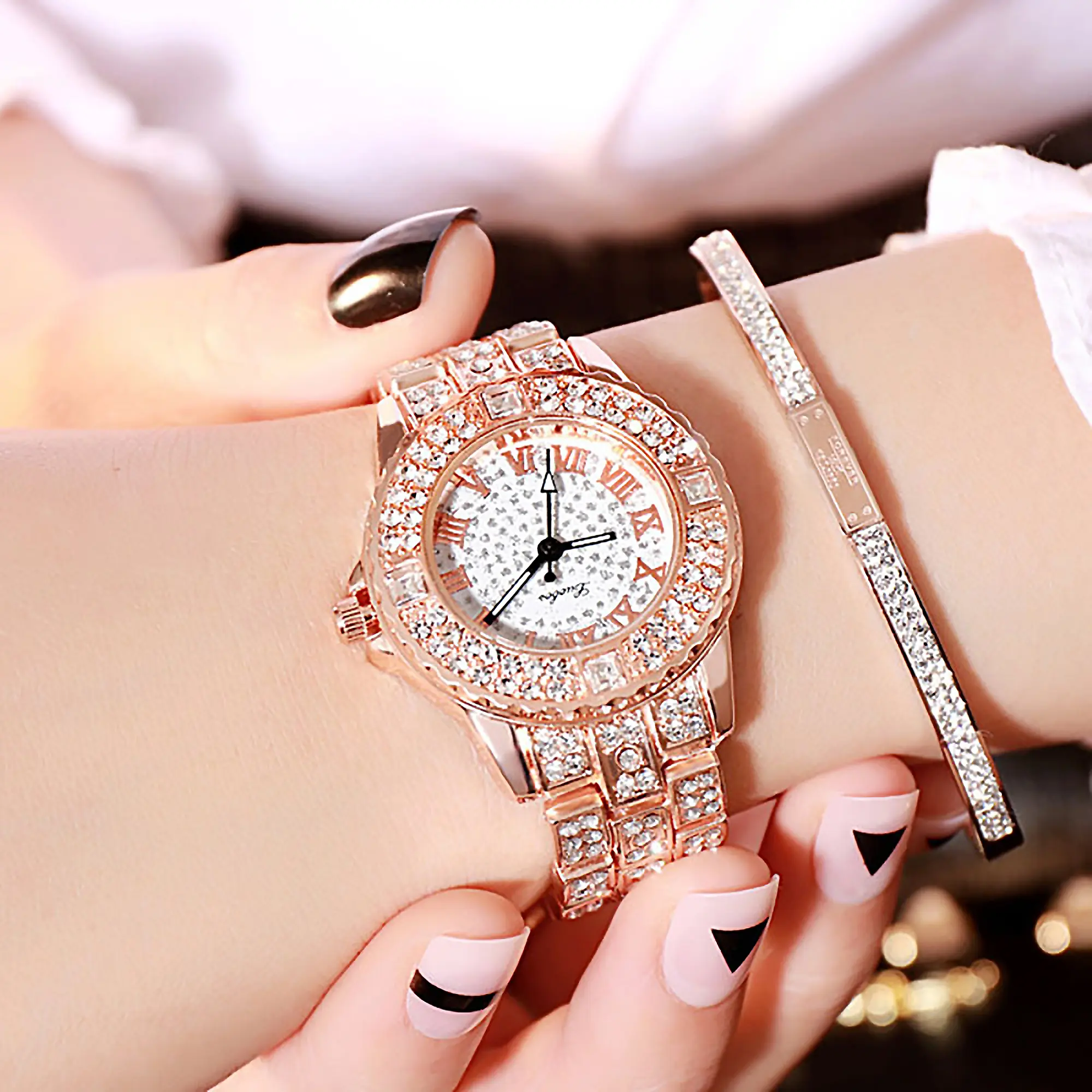 Jam Tangan Wanita Mewah BISA BAYAR DITEMPAT Import Anti air Anti Baret Anti Gores