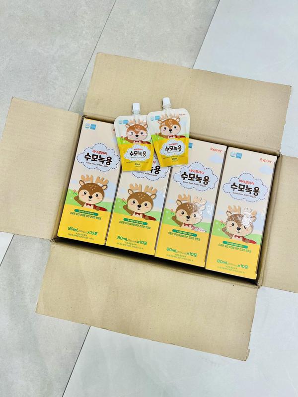 [ 3 Hộp 30 Gói ] - Nước Gạc Hươu Non Hàn Quốc - Hỗ trợ Bé Ăn Ngon, Tăng Sức Đề Kháng Cho Bé Men Vi Sinh 1