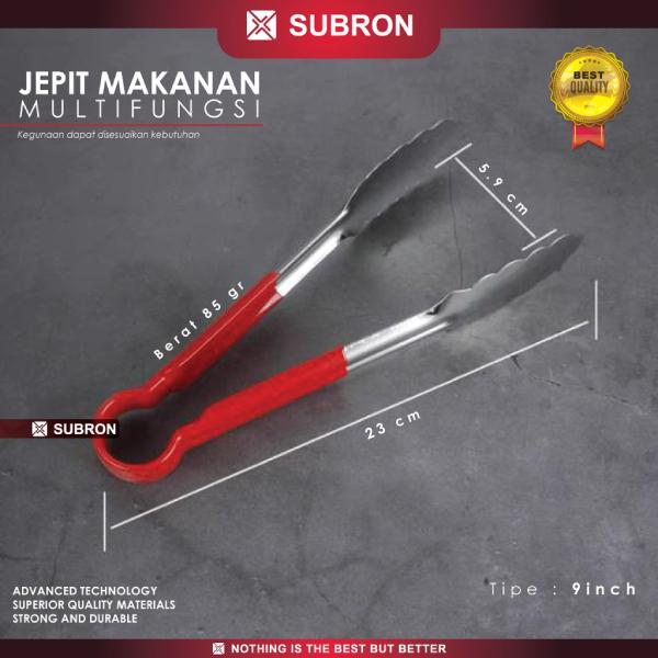 Gambar SUBRON Jepitan Kue Bolu Donat Capit Handle Lapis Karet 9inch 12inch 14inch Capitan Anti Panas Licin Bulat Gambar Stainless - 9 inch	 dari SUBRON KITCHENWARE Kab. Bandung 4 Tokopedia